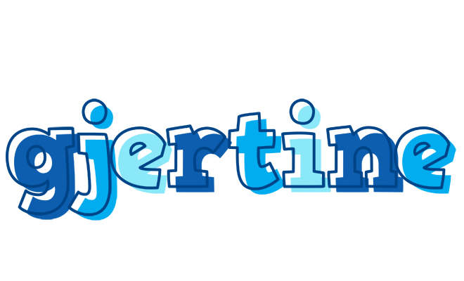 Gjertine sailor logo