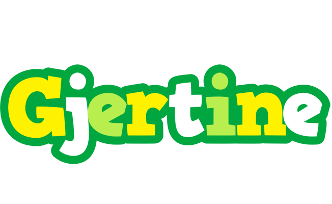 Gjertine soccer logo