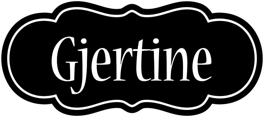 Gjertine welcome logo
