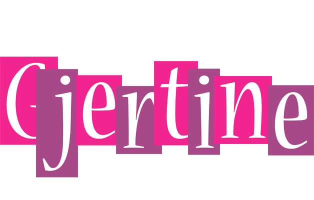Gjertine whine logo