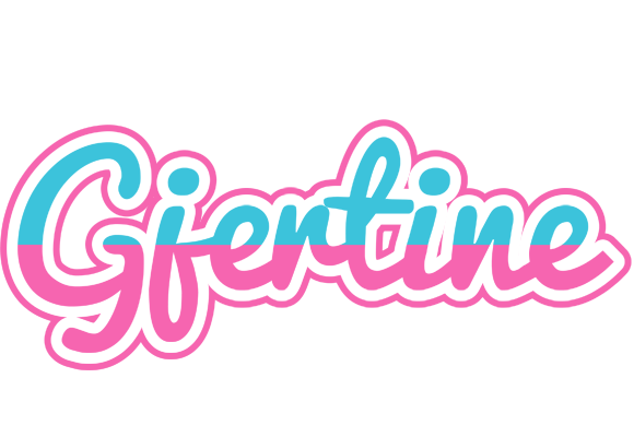 Gjertine woman logo