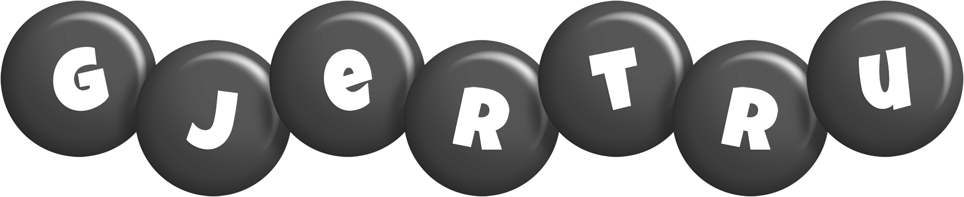 Gjertru candy-black logo
