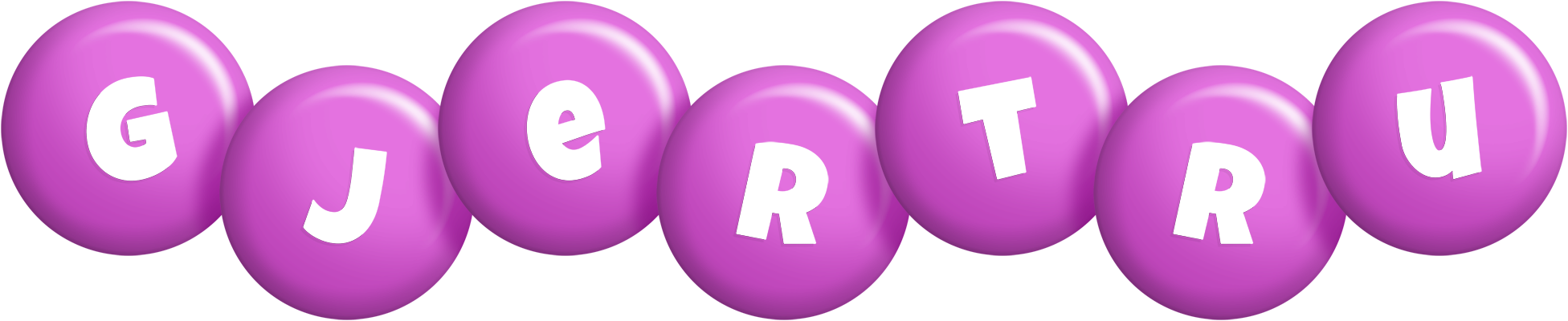 Gjertru candy-purple logo