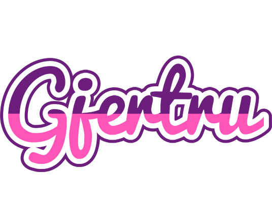 Gjertru cheerful logo