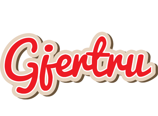 Gjertru chocolate logo