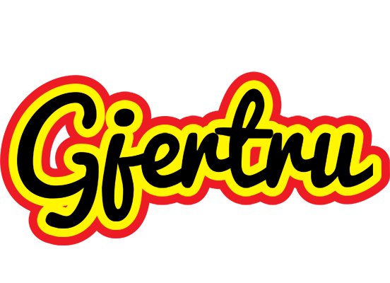 Gjertru flaming logo