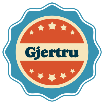 Gjertru labels logo