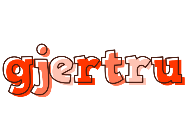 Gjertru paint logo