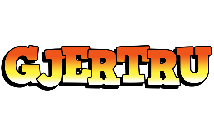 Gjertru sunset logo