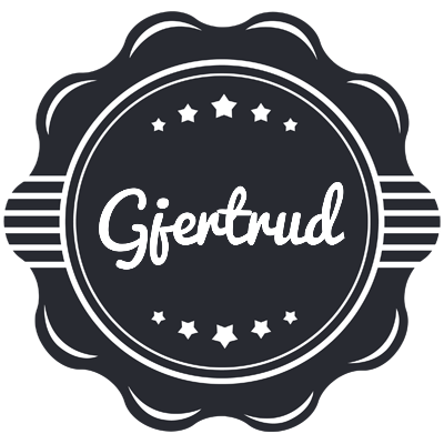 Gjertrud badge logo