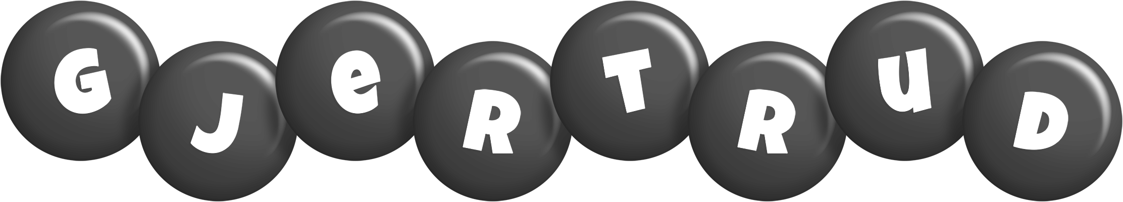 Gjertrud candy-black logo