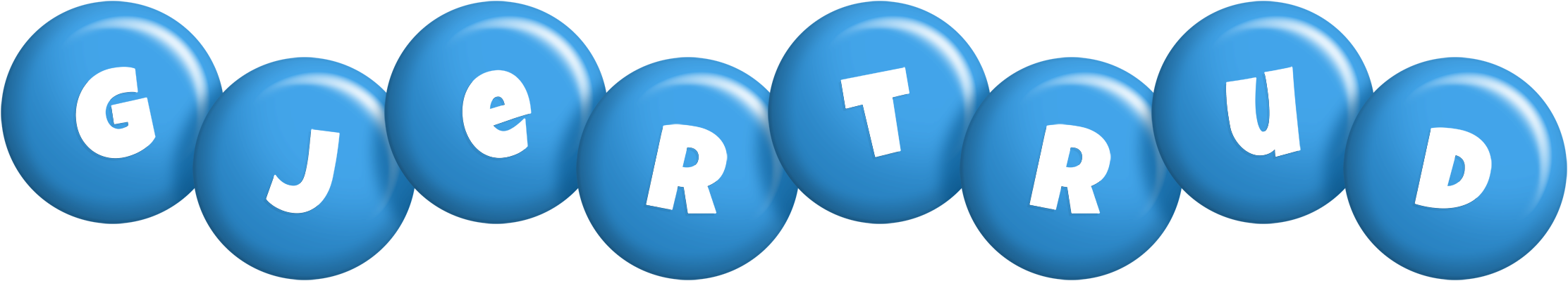Gjertrud candy-blue logo