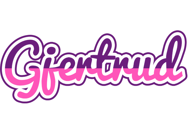 Gjertrud cheerful logo