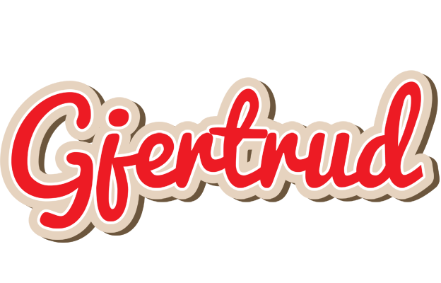 Gjertrud chocolate logo