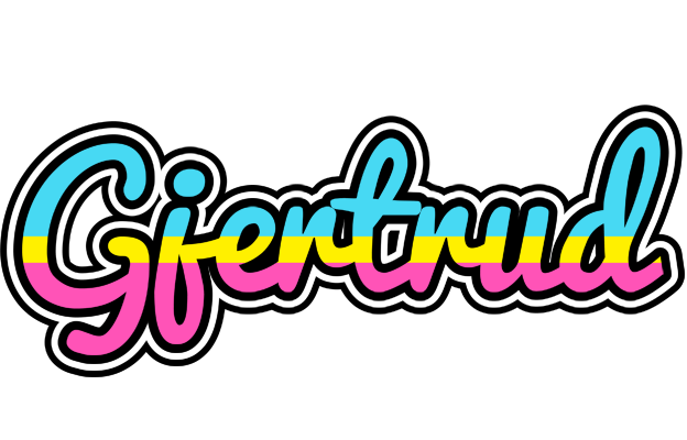 Gjertrud circus logo
