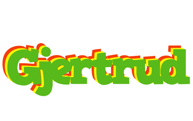 Gjertrud crocodile logo