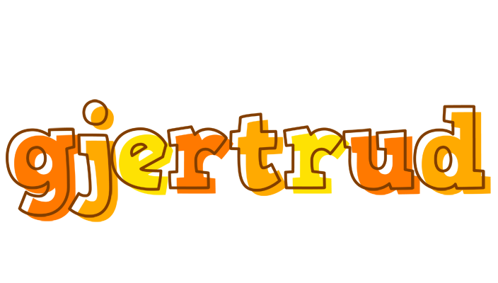 Gjertrud desert logo