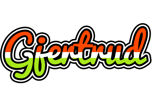 Gjertrud exotic logo