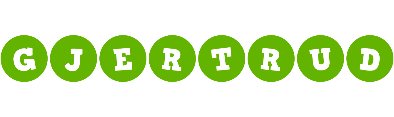 Gjertrud games logo
