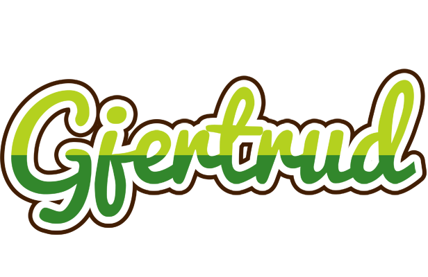 Gjertrud golfing logo