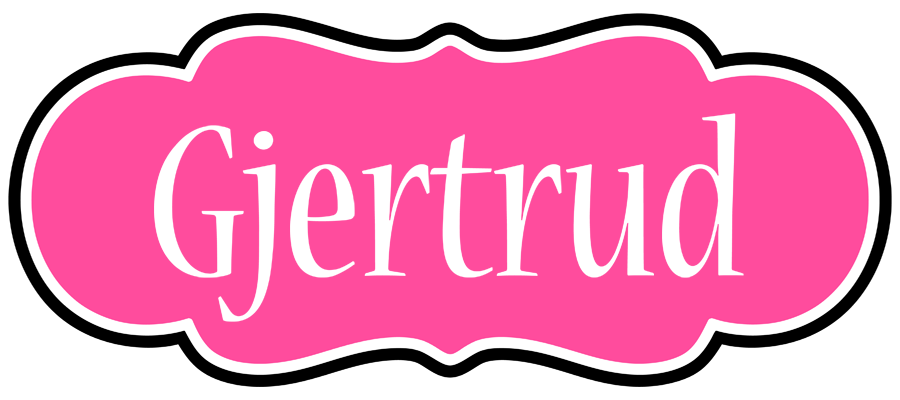 Gjertrud invitation logo