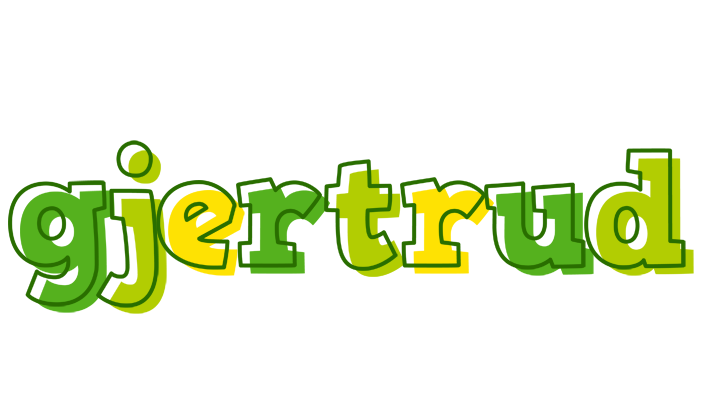 Gjertrud juice logo