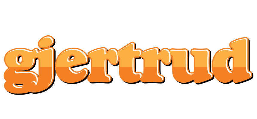 Gjertrud orange logo