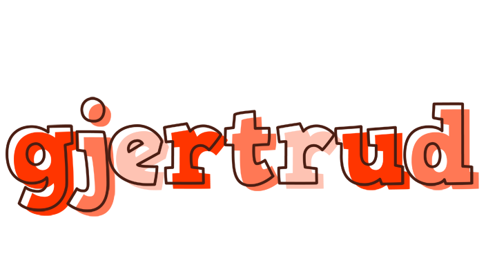 Gjertrud paint logo