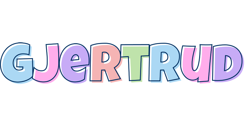 Gjertrud pastel logo
