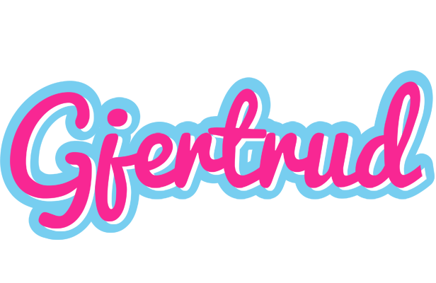 Gjertrud popstar logo