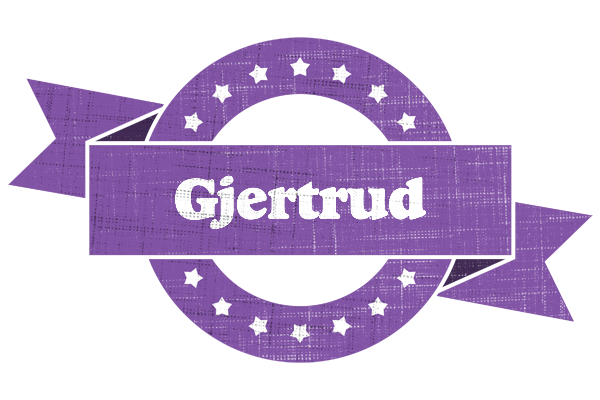 Gjertrud royal logo
