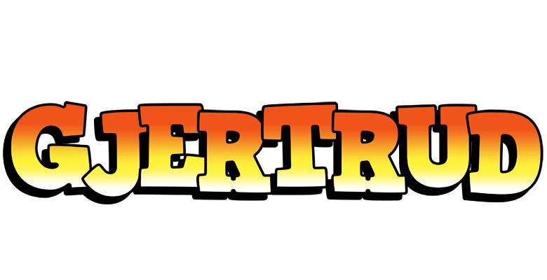 Gjertrud sunset logo
