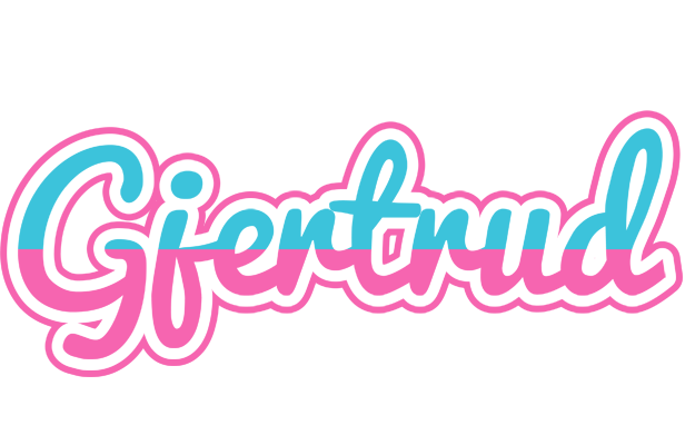 Gjertrud woman logo
