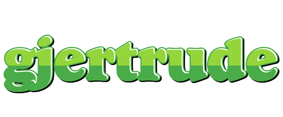 Gjertrude apple logo