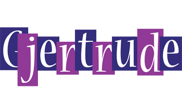Gjertrude autumn logo