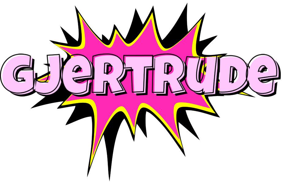 Gjertrude badabing logo