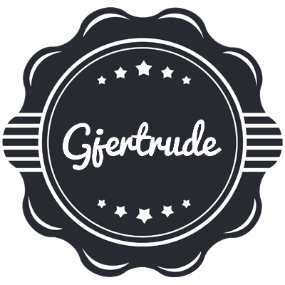 Gjertrude badge logo