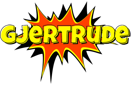 Gjertrude bazinga logo