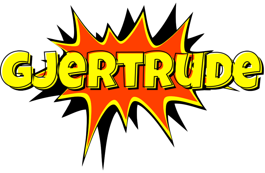 Gjertrude bazinga logo