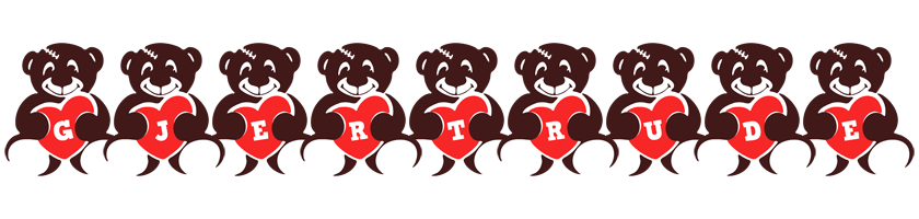 Gjertrude bear logo