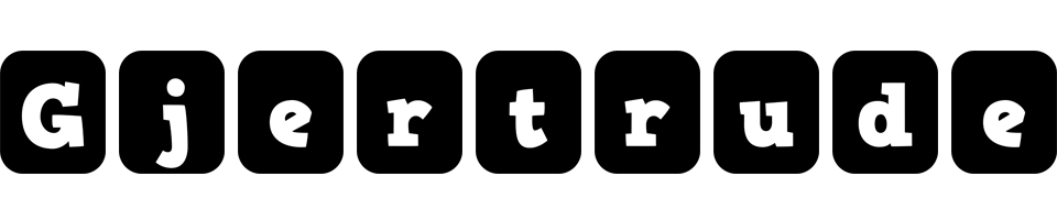 Gjertrude box logo