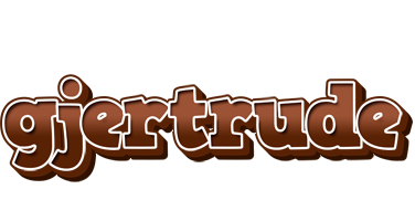 Gjertrude brownie logo