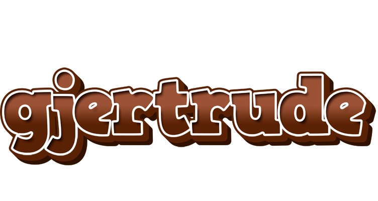Gjertrude brownie logo