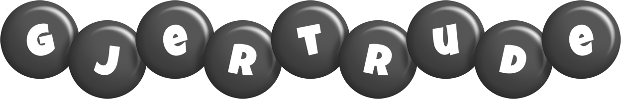Gjertrude candy-black logo
