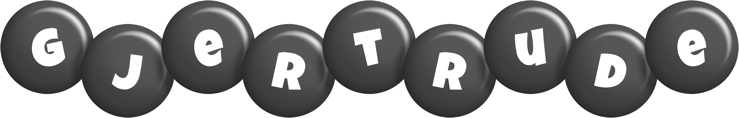 Gjertrude candy-black logo