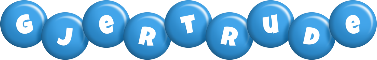 Gjertrude candy-blue logo