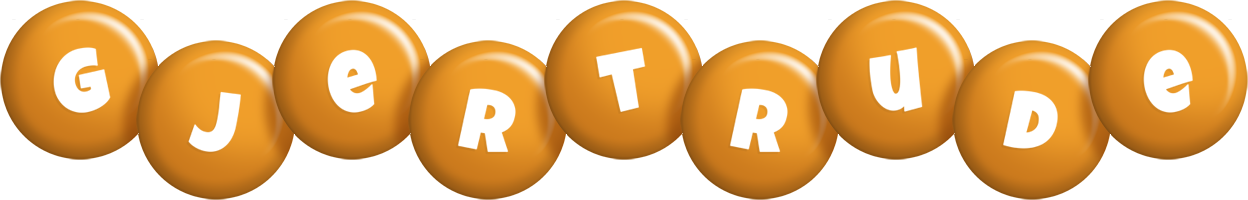 Gjertrude candy-orange logo