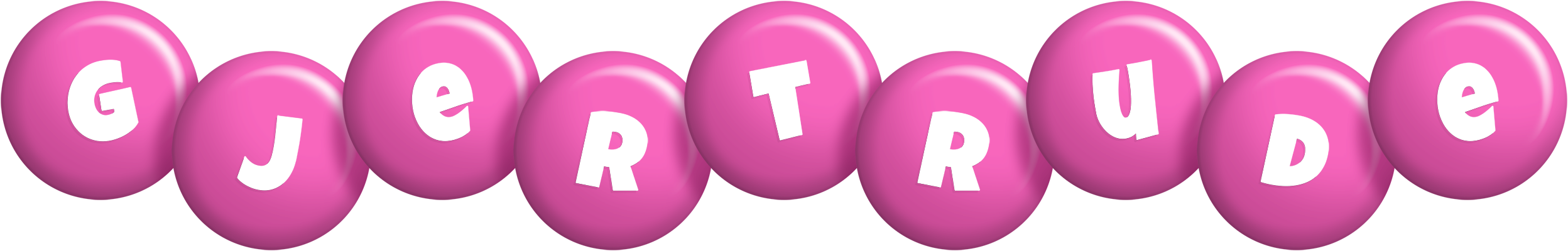 Gjertrude candy-pink logo