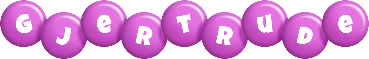 Gjertrude candy-purple logo