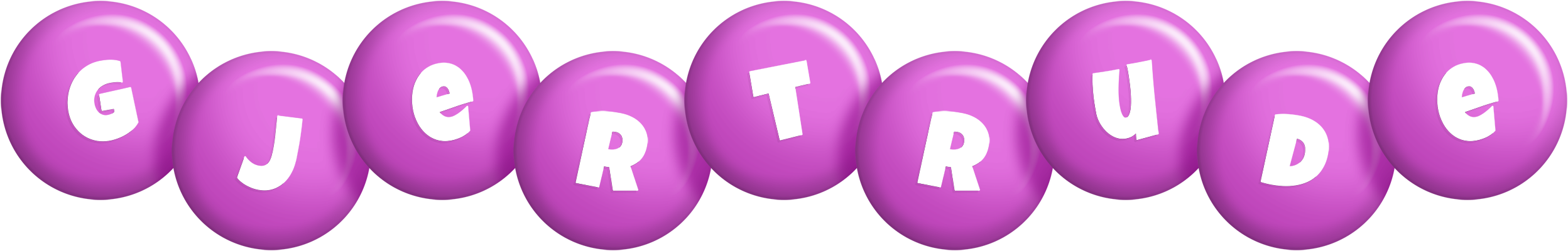 Gjertrude candy-purple logo